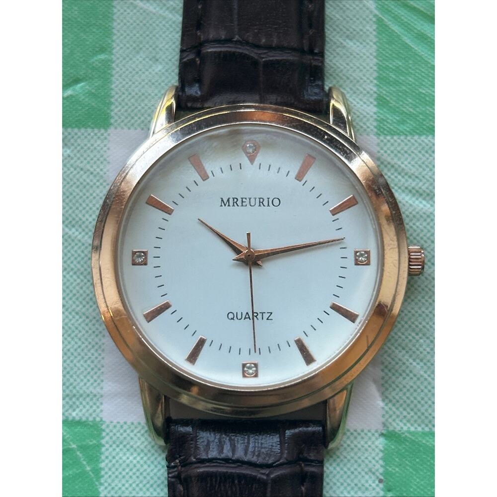 Mreurio Rose Gold Tone Men’s Quartz Watc